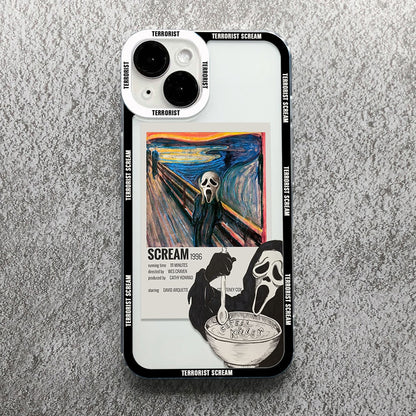 Ghostface Art Phone Case | For iPhone