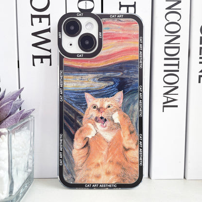 Cat Art Phone Case | For iPhone