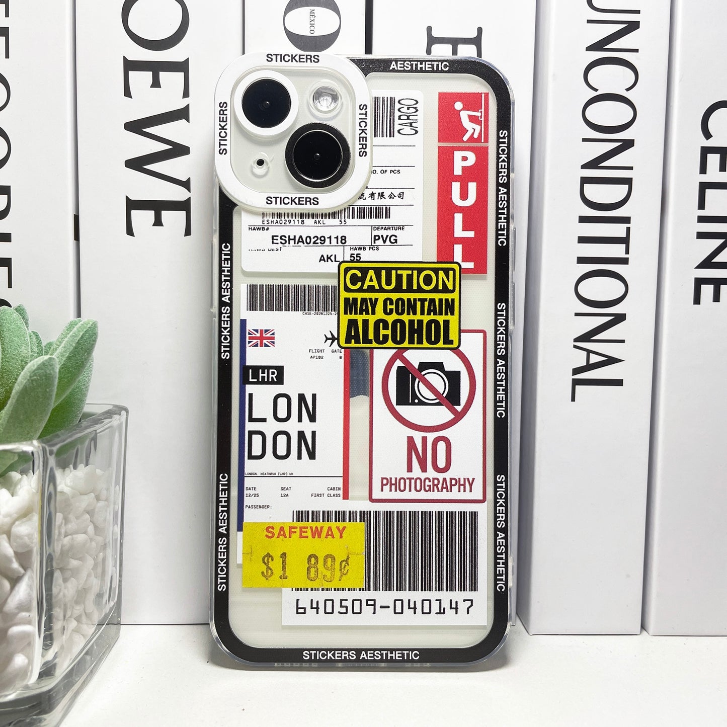 Label Stickers Phone Case | For iPhone