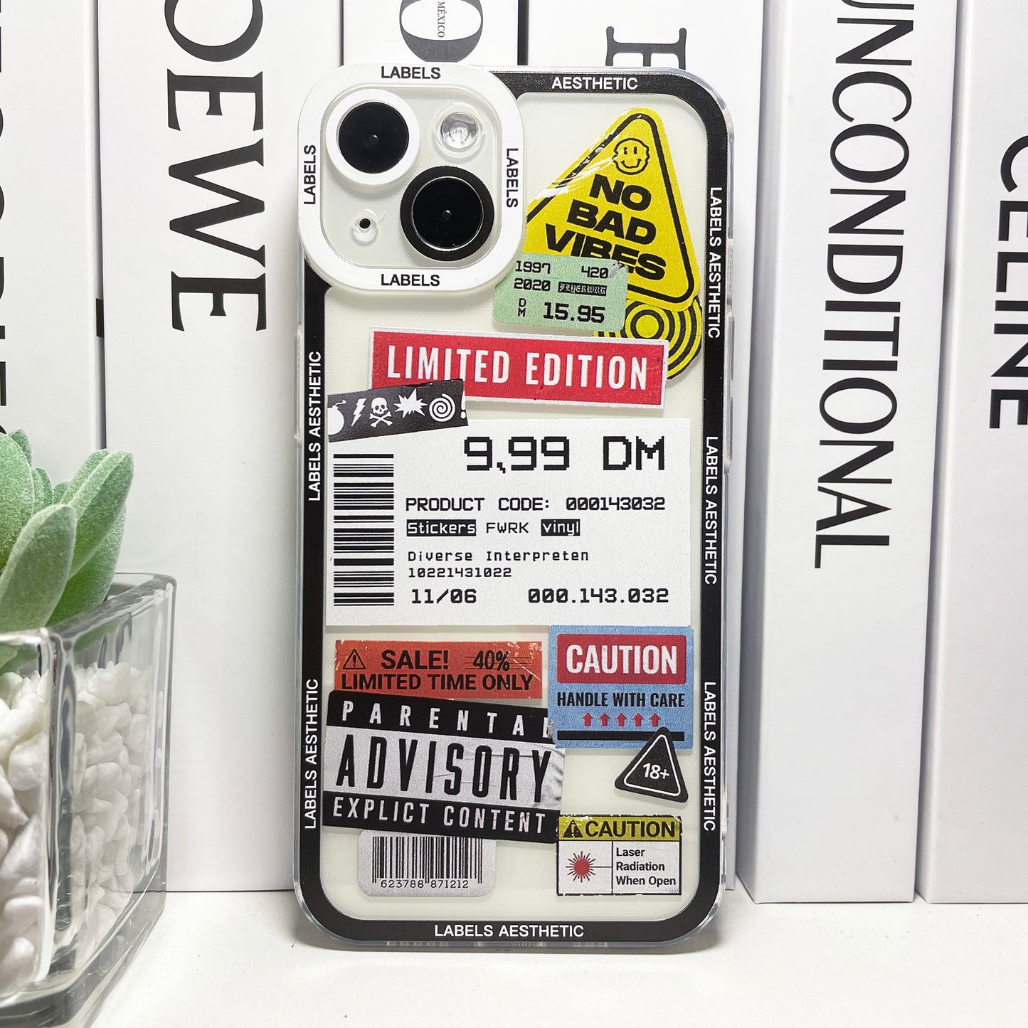 Label Stickers Phone Case | For iPhone