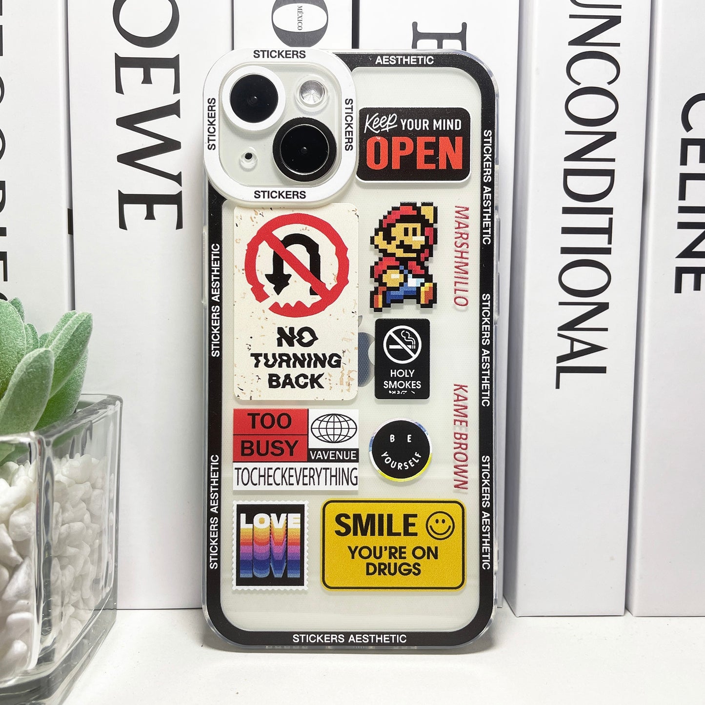 Label Stickers Phone Case | For iPhone